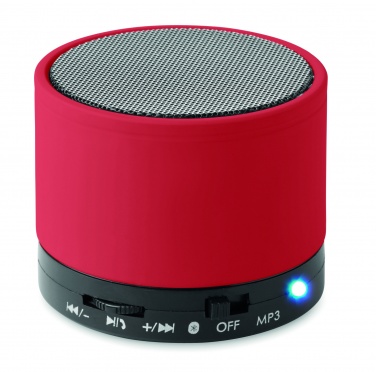 Logo trade promotional products picture of: Round wireless speaker