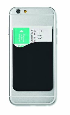 Logo trade promotional gifts picture of: Silicone cardholder