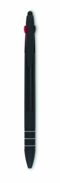 Logotrade promotional item picture of: 3 colour ink pen with stylus