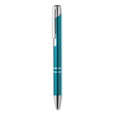 Logotrade promotional giveaway picture of: Push button aluminium pen BERN