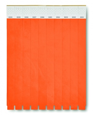 Logo trade corporate gift photo of: One sheet of 10 wristbands