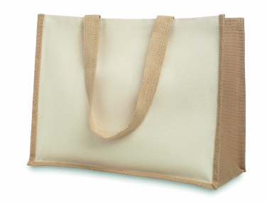Logotrade advertising product image of: Jute and canvas shopping bag