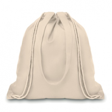Logo trade promotional giveaways image of: 220gr/m² canvas 2 function bag