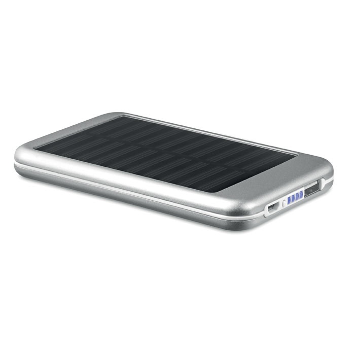 Logo trade promotional product photo of: 4000 mAH solar powerbank