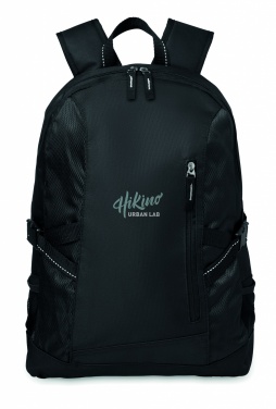 Logo trade corporate gifts image of: Polyester laptop backpack