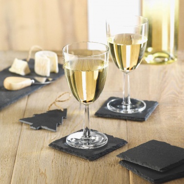Logotrade advertising product picture of: Slate coasters with EVA bottom