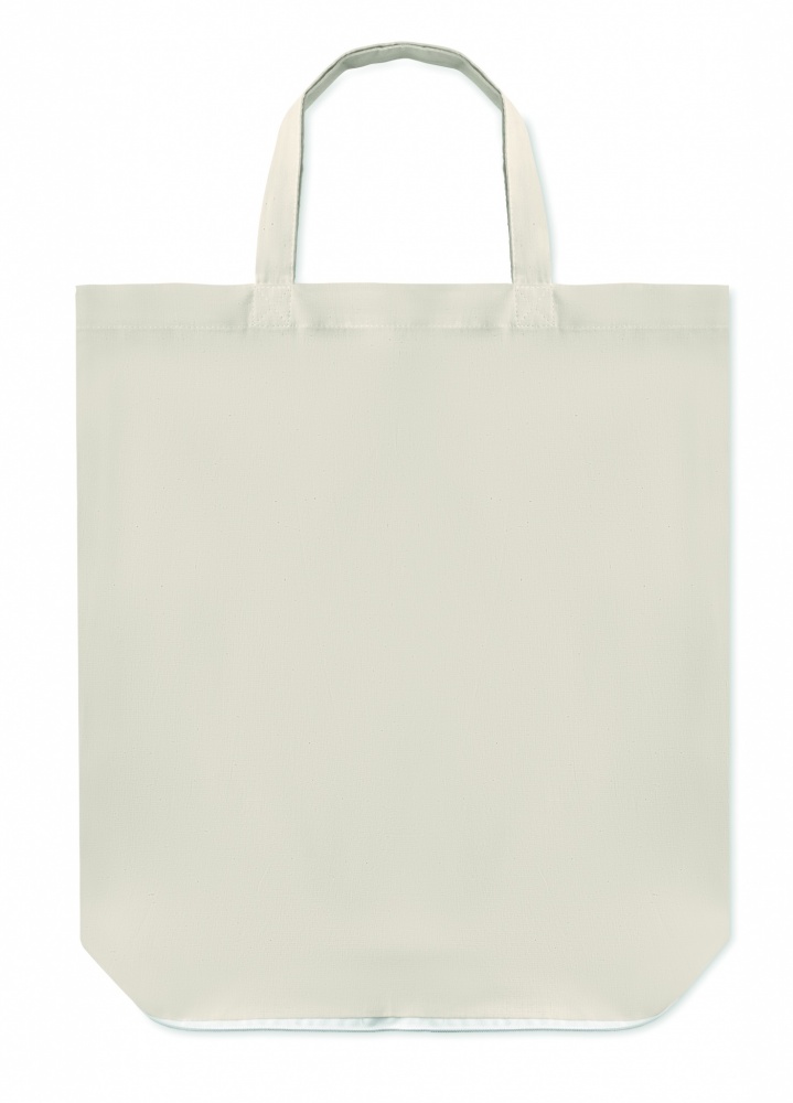 Logo trade corporate gift photo of: 100gr/m² foldable cotton bag
