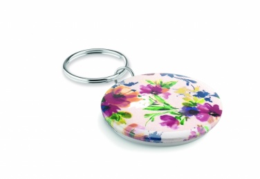 Logo trade promotional gifts image of: Small pin button key ring Tukums