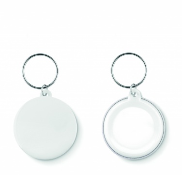 Logotrade promotional gift picture of: Small pin button key ring Tukums