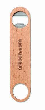 Logotrade promotional product picture of: Wooden bottle opener