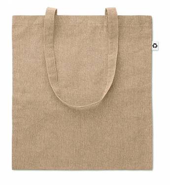 Logo trade promotional gift photo of: Shopping bag 2 tone 140 gr