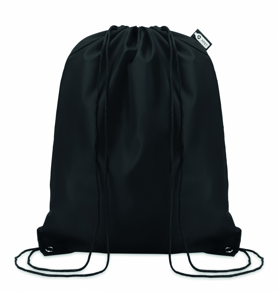 Logo trade promotional merchandise image of: 190T RPET drawstring bag