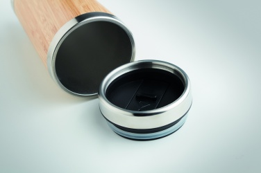 Logotrade corporate gift picture of: Double wall bamboo flask 430ml