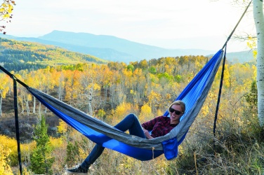 Logo trade promotional merchandise picture of: Hammock with mosquito net