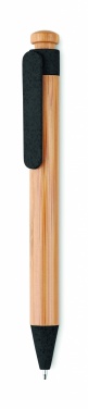 Logotrade promotional giveaway image of: Bamboo/Wheat-Straw ABS ball pen