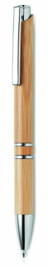 Logo trade promotional giveaways image of: Bamboo automatic ball pen