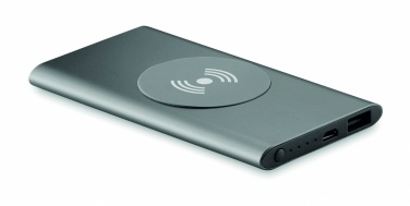 Logo trade promotional gifts picture of: Wireless Power bank 4000mAh