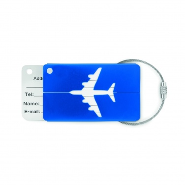 Logotrade promotional giveaway picture of: Aluminium luggage tag