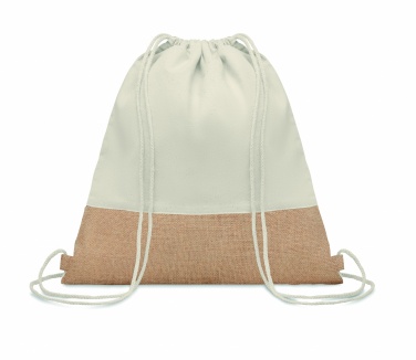 Logotrade promotional gifts photo of: Drawstring bag w/ jute details