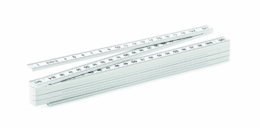 Logo trade promotional giveaway photo of: Folding ruler 2m
