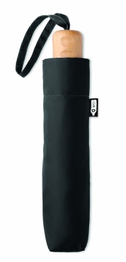 Logotrade promotional giveaway image of: 21 inch RPET foldable umbrella