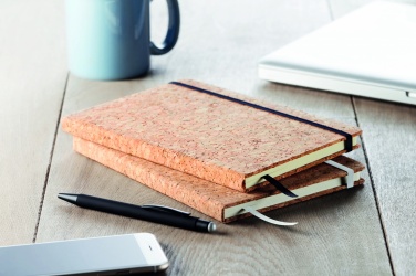 Logotrade corporate gift picture of: A5 cork notebook 96 lined