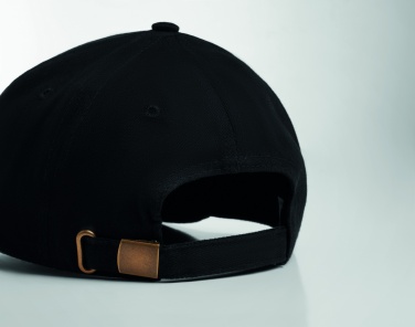 Logo trade corporate gifts image of: Brushed heavy cotton 6 panel sa