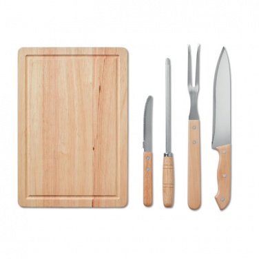 Logotrade promotional gift image of: Set of 4 BBQ Grilling accessori