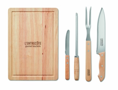 Logotrade advertising product image of: Set of 4 BBQ Grilling accessori