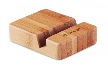 Logo trade business gifts image of: Bamboo stand APOYA