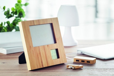 Logotrade promotional merchandise picture of: Photo frame with weather statio