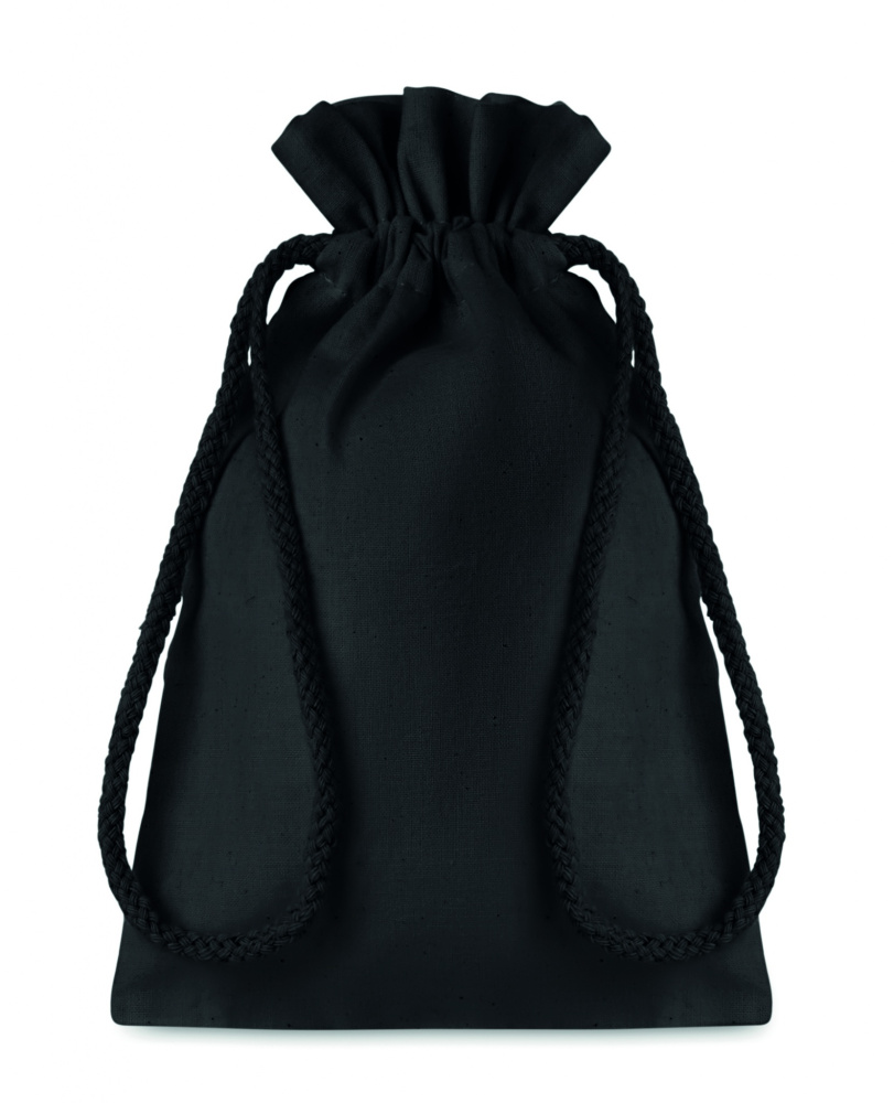 Logo trade business gifts image of: Small Cotton draw cord bag