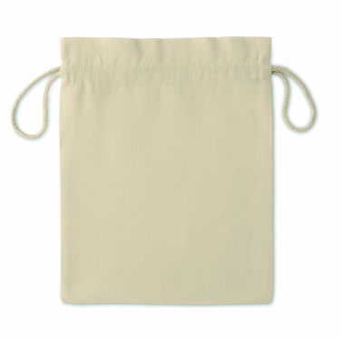 Logo trade promotional merchandise photo of: Medium Cotton draw cord bag