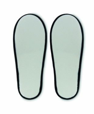 Logo trade advertising products image of: Pair of slippers in pouch