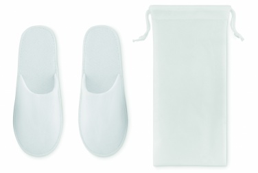 Logo trade promotional products image of: Pair of slippers in pouch