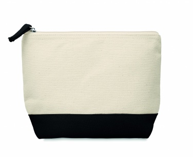 Logotrade promotional merchandise image of: Bicolour cotton cosmetic bag