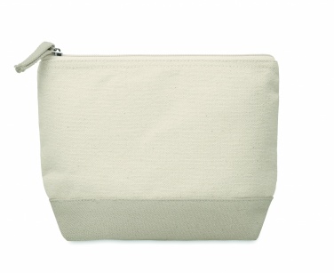 Logotrade promotional product picture of: Bicolour cotton cosmetic bag