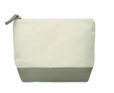 Logo trade promotional product photo of: Bicolour cotton cosmetic bag