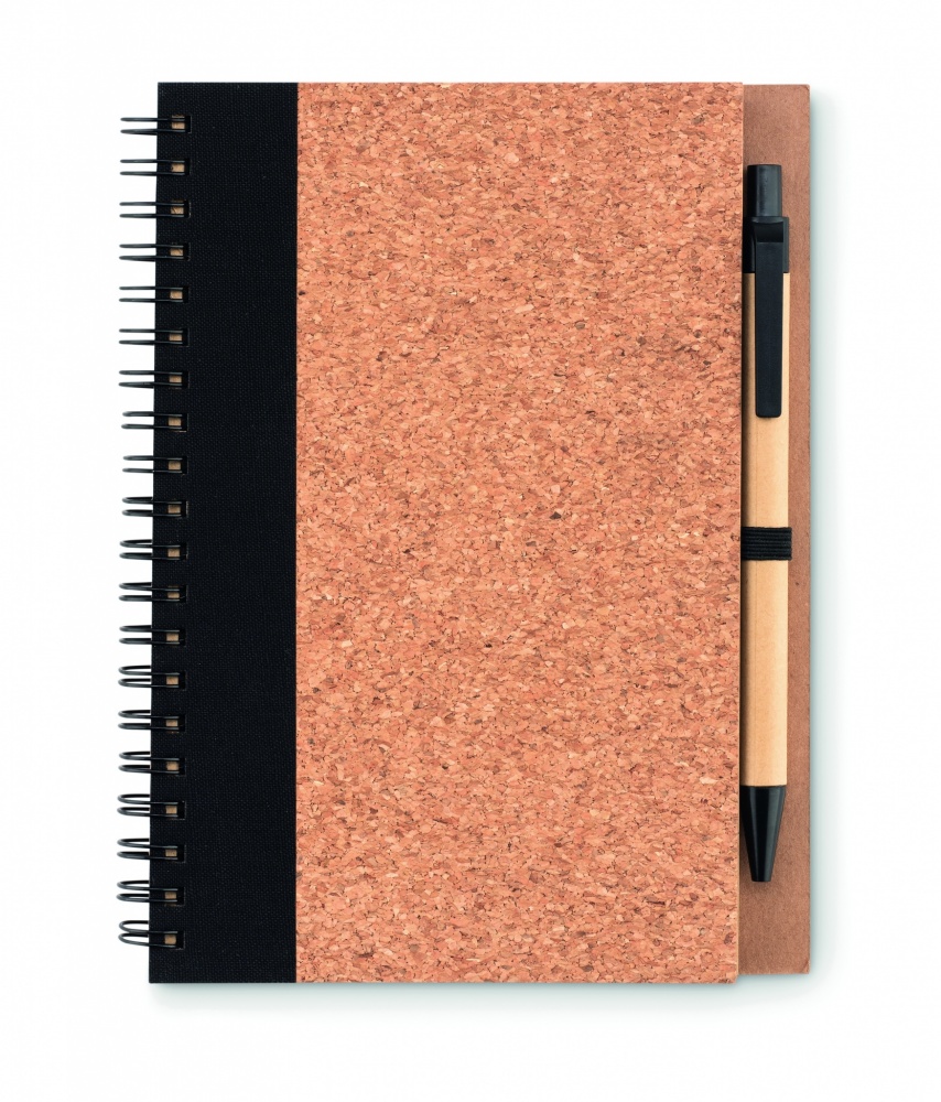 Logotrade promotional merchandise image of: Cork notebook with pen