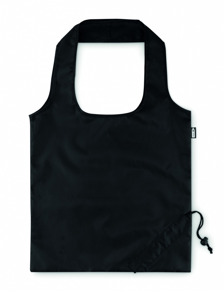 Logo trade promotional items image of: Foldable RPET shopping bag