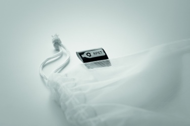 Logo trade promotional giveaways image of: Mesh RPET food bag