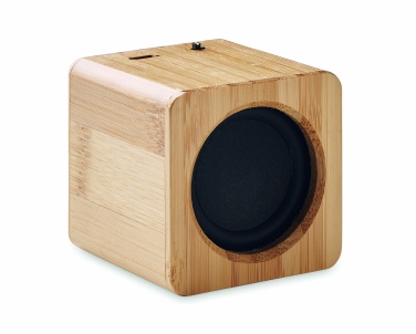 Logotrade corporate gift picture of: Bamboo wireless speaker