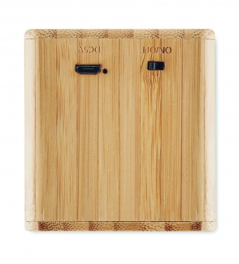 Logotrade business gifts photo of: Bamboo wireless speaker