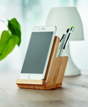 Logo trade promotional merchandise picture of: Wireless charger pen holder 5W BAICOI
