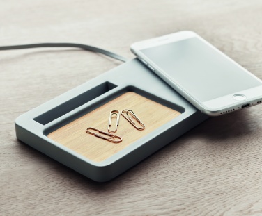 Logotrade promotional products photo of: Wireless charging organizer10W