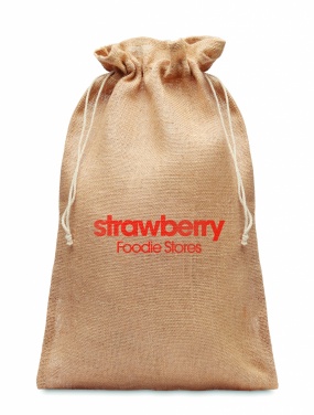 Logotrade advertising products photo of: Large jute gift bag 30x47 cm