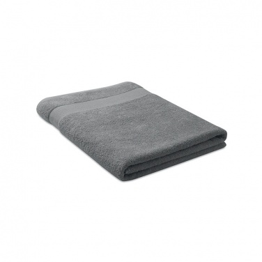 Logo trade promotional giveaways image of: Towel organic cotton 180x100cm