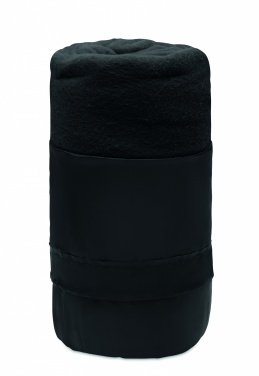 Logo trade advertising products image of: RPET fleece travel blanket