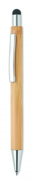 Logotrade corporate gift image of: Bamboo ballpoint pen with blue ink