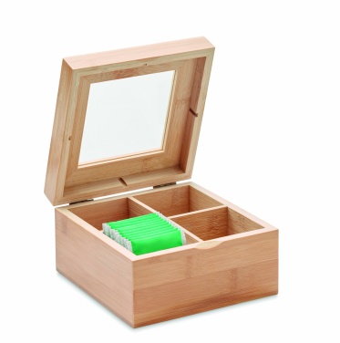 Logotrade promotional gift image of: Bamboo tea box
